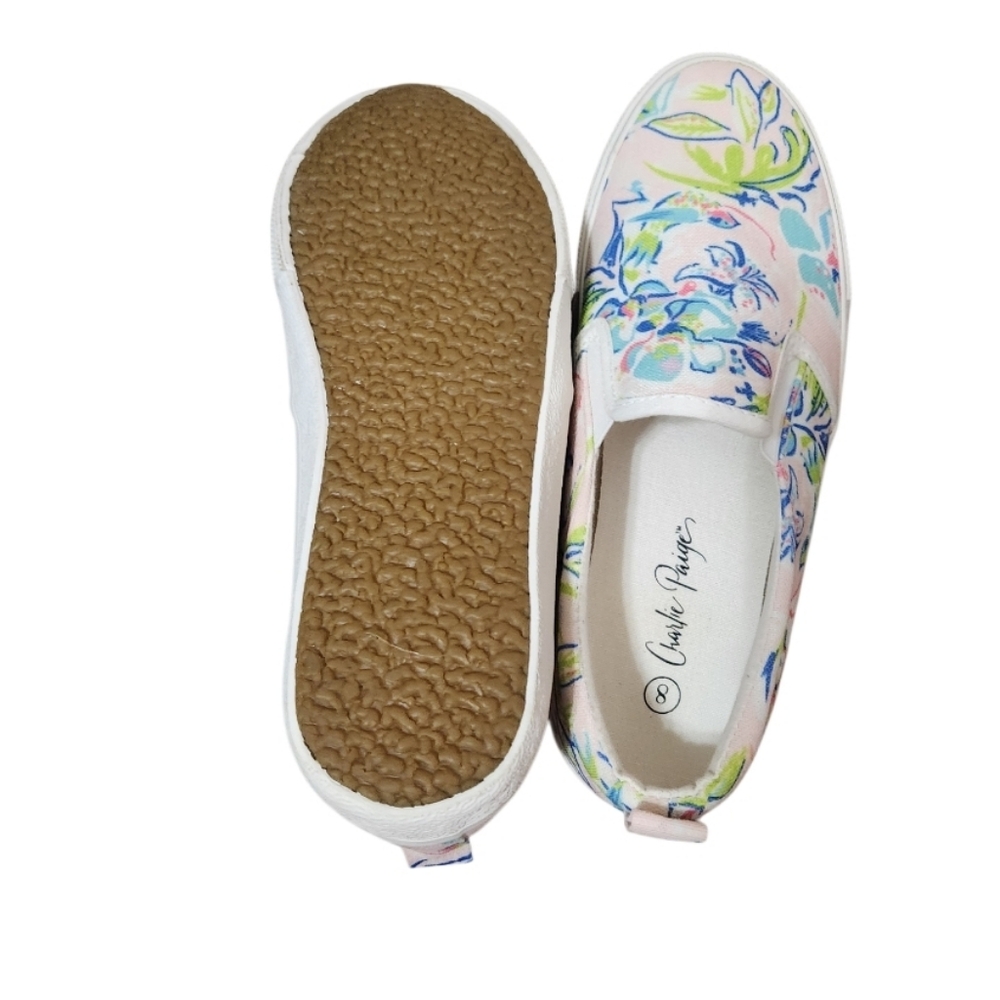 Floral Canvas Slip-On Sneakers Sz 8 New In Box - Picture 3 of 3